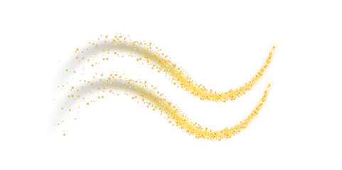 Abstract doted Golden shiny glitter background. Luxury sparkling confetti. Celebration falling doted gold glitter.	