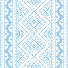 Ethnic aztec geometric pattern native american mexican navajo tribal motif design - obrazy, fototapety, plakaty