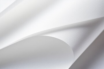 Extreme macro white paper waves background. abstract background of twisted sheet of white paper. Abstract background. White Paper Waves