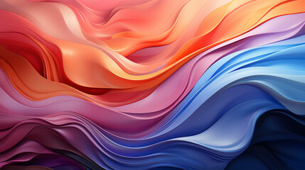 abstract background with colored wavy lines