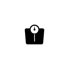  Weight Scale icon isolated on white background.