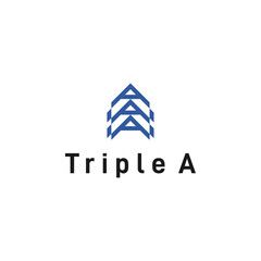 Creative Letter Triple A Logo