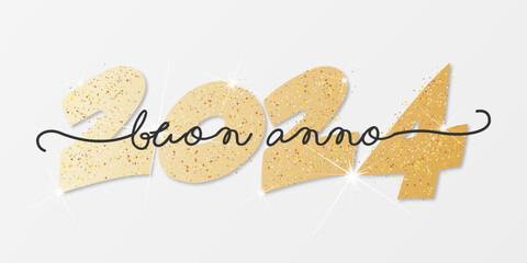 felice anno nuovo - buon anno 2024	