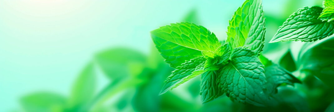 background with a fresh and minty color palette, reminiscent of the rejuvenating and invigorating vibes of spring.