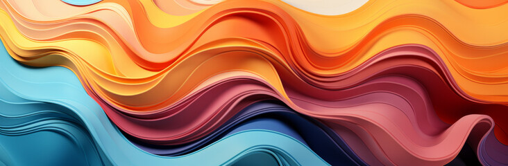bright colors art with a abstract swirl pattern