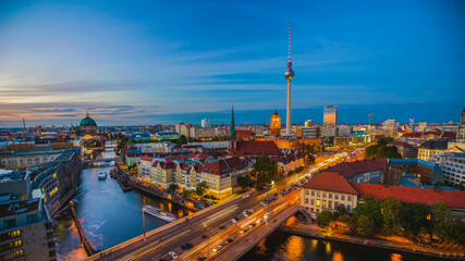 Fototapeta premium panorama of the city berlin