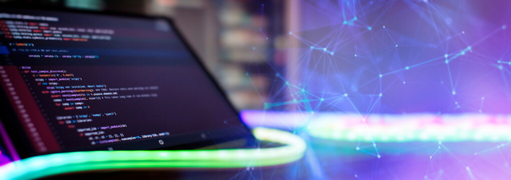 Software Programming Work Time. Code text written and created entirely by myself.