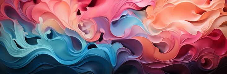 indigo blue art of abstract swirls