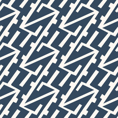 Seamless pattern with a simple abstract drawing