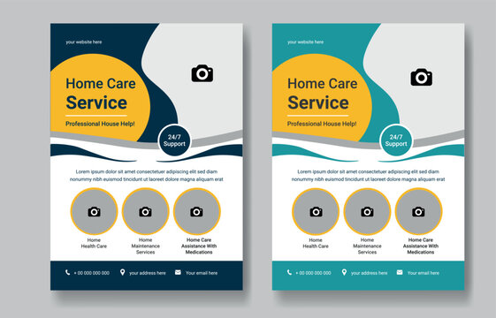 Health Care Service Flyer Design