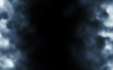 左右に白い煙がある背景素材