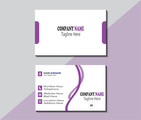 Personal business card design.	
