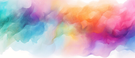 Colorful abstract watercolor background with a vibrant blend of blues, pinks, and purples.