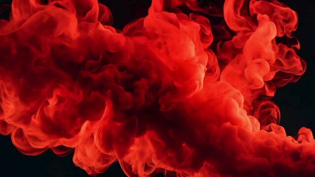 Red smoke Animation For CGI Background