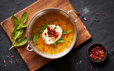 Capture the essence of Bagna Cauda in a mouthwatering food photography shot Generative AI