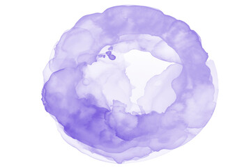 Abstract purple watercolor background, shape, design element. Colorful hand painted texture. abstract splash background