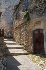 Fototapeta na wymiar Morro Reatino, old village in Lazio, Italy