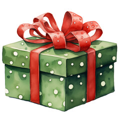 Christmas Gift Box Green