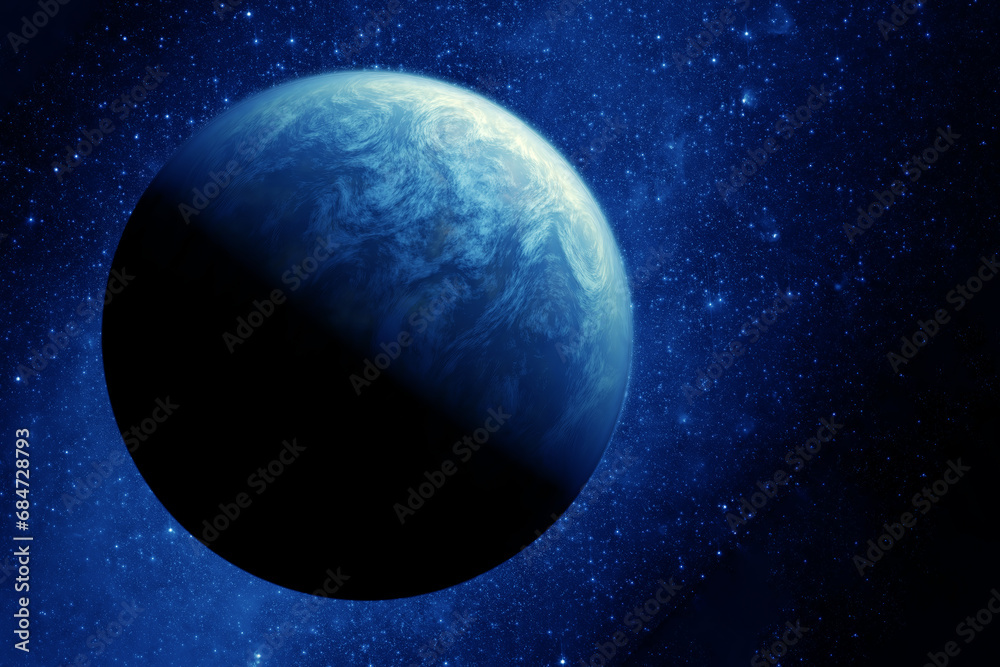Canvas Prints an exoplanet similar to earth. elements of this image furnished by nasa