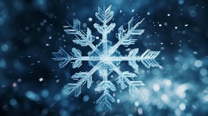 Fototapeta na wymiar christmas snowflake background