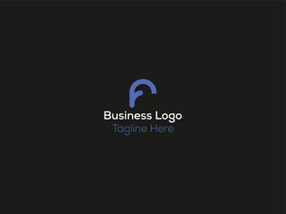 letter business minimal logo design