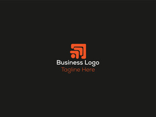 Fototapeta na wymiar letter business minimal logo design
