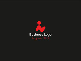 letter business minimal logo design