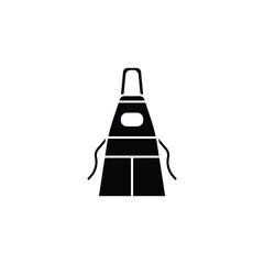 kitchen apron vector type icon