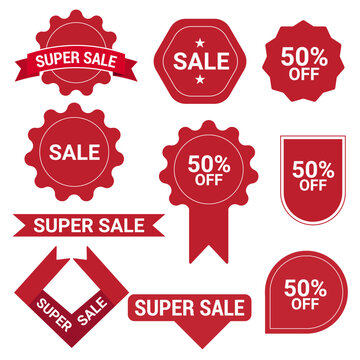 Special offer promotion badge vector collection