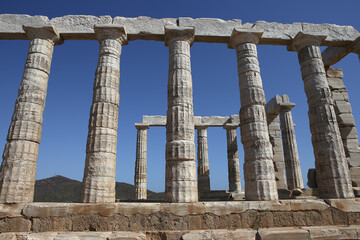 Fototapeta premium Temple of Poseidon, Attica peninsula, Greece