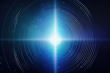 Futuristic technology background, Circle Geometric. Generative AI