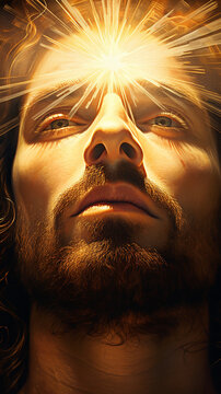 Dentro dos olhos, Jesus cristo , a luz a verdade e a vida 