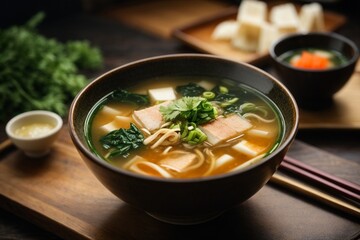 Miso soup Food - obrazy, fototapety, plakaty