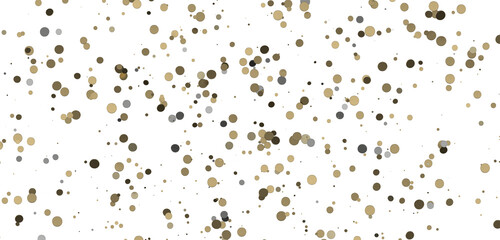 Shimmering Bliss: Mesmeric 3D Illustration Depicting Glistening gold Confetti