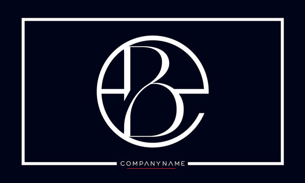 BE or EB Alphabet Letters Logo Monogram