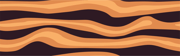 Vector graphics. An image of Non-section design pattern. Light Orange vector pattern with wry lines. Background with color lines. Seamless.