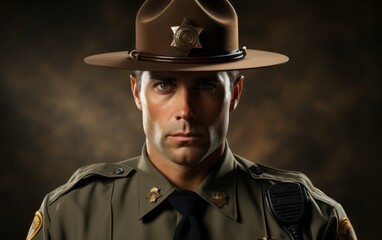 Fototapeta premium sheriff's portrait
