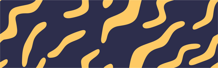 Simple background with cute wavy line pattern. Hand drawn broken texture, craps and shards. Abstract vector of colorful wave patterns. Seamless.