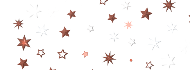 Stellar Symphony: Embark on a Visual Journey with 3D Gold Stars Rain