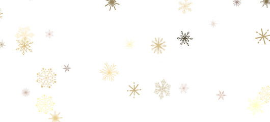Snowflakes Falling On Snow - Winter Banner
