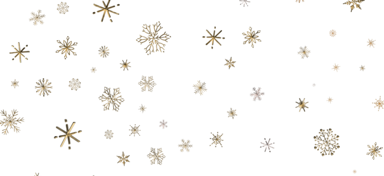 Snowflakes Falling On Snow - Winter Banner