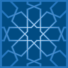 Abstract background with Islamic ornament, Arabic geometric texture.geometric islamic with colorfull pattern