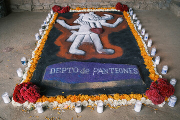 Oaxaca de Juarez Mexico day of death decoration