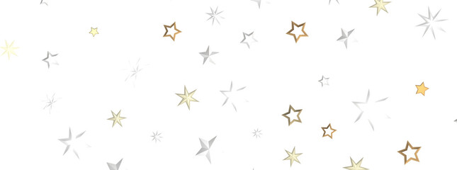 Stellar Christmas Drift: Radiant 3D Illustration Showcasing Descending Holiday Stars in Motion