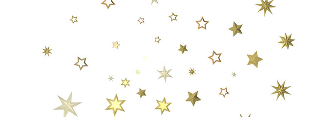 Celestial Christmas Plummet: Dynamic 3D Illustration of Falling Festive Celestial Objects