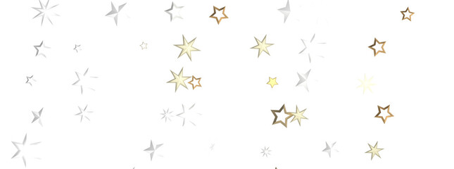 Celestial Christmas Plummet: Dynamic 3D Illustration of Falling Festive Celestial Objects