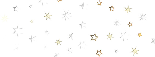 Falling Christmas Star Show: Mesmeric 3D Illustration Depicting Falling Holiday Stargazing Spectacle