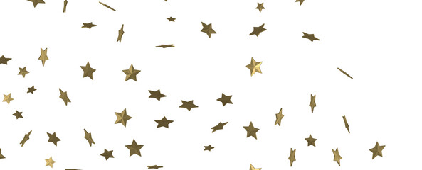 stars. Confetti celebration, Falling golden abstract decoration for party, birthday celebrate,
