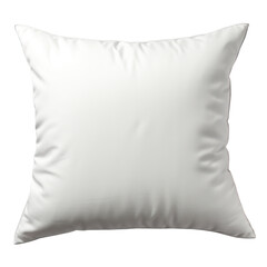 Blank soft pillow isolated on white transparent background, PNG