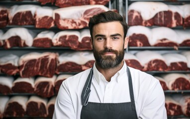 Fototapeta premium butcher's portrait